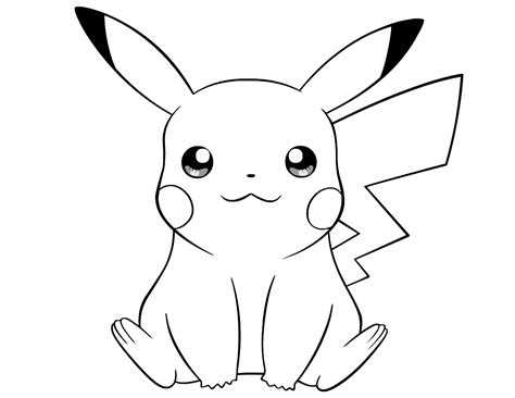 free pikachu coloring pages|Pikachu Coloring Pages (Free Printables for All Ages)